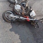 Biker torn into several pieces in head-on collision with car