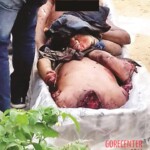 CJNG left four severed heads car's hood