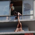 Chinese woman captured in suicide jump fall