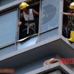 Chinese woman captured in suicide jump fall