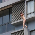 Chinese woman captured in suicide jump fall