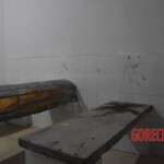 Young Chinese woman in morgue