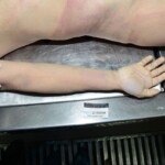 Murdered and stuffed in suitcase