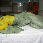 Murdered and stuffed in suitcase