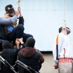 Public execution of two rapists in Iran