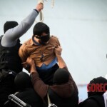 Public execution of two rapists in Iran
