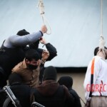 Public execution of two rapists in Iran