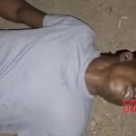 Aftermath of massacre of Nadimo village in DR Congo