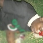 Aftermath of massacre of Nadimo village in DR Congo