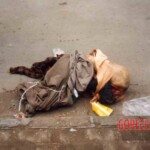 Disfigured Chinese woman wrapped in cloth and dumped on roadside