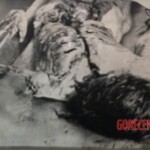 Skinned Brazilian woman in morgue