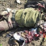 Dead Ukrainian soldier