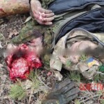 Dead Ukrainian soldier
