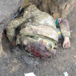 Dead Ukrainian soldier
