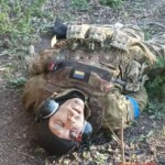 Dead Ukrainian soldier