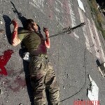 Dead Ukrainian soldier