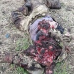 Dead Ukrainian soldier