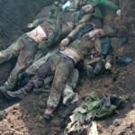 Dead Ukrainian soldier