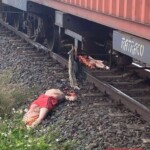 Vietnamese man cut in half by train