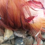 Elderly woman with fatal head injury