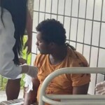 Guy arrived at hospital with sword stuck in his shoulder