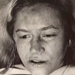 Vintage photo of dead woman