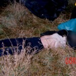 Vintage photo of dead woman