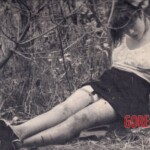 Vintage photo of dead woman