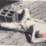 Vintage photo of dead woman