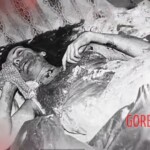 Vintage photo of dead woman