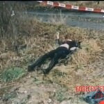 Vintage photo of dead woman