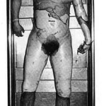 Vintage photo of dead woman