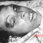 Vintage photo of dead woman