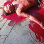 Man stabbed and slashed to death in public in city centre