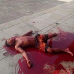 Man stabbed and slashed to death in public in city centre