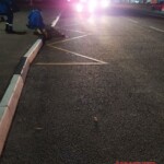 Pedestrian's head gets completely crushed