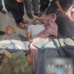 Syrian man documents dead bodies of his family members