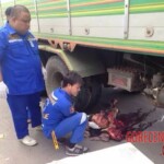 Thai senior crushed by truck