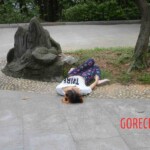 Chinese woman stabbed to death in city park