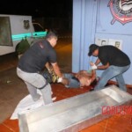 Man assassinated inside café