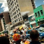 Woman after falling from height