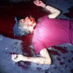 Executed young couple of drug dealers