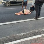 Female cyclist hit by truck on BR-428