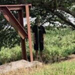 Hanged man found at village gas station