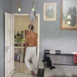 Indonesian guy hanged himself from door frame in his house