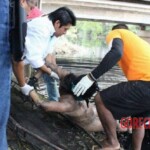 Tied naked female corpse found in water