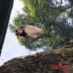 Tied naked female corpse found in water