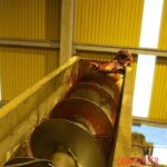 Worker fell into sugar cane crushing machine