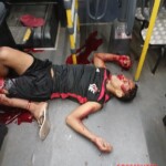 Armed bus passenger eliminated two robbers