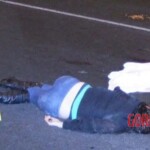 Female motorcyclist without helmet smashed her skull against guardrail